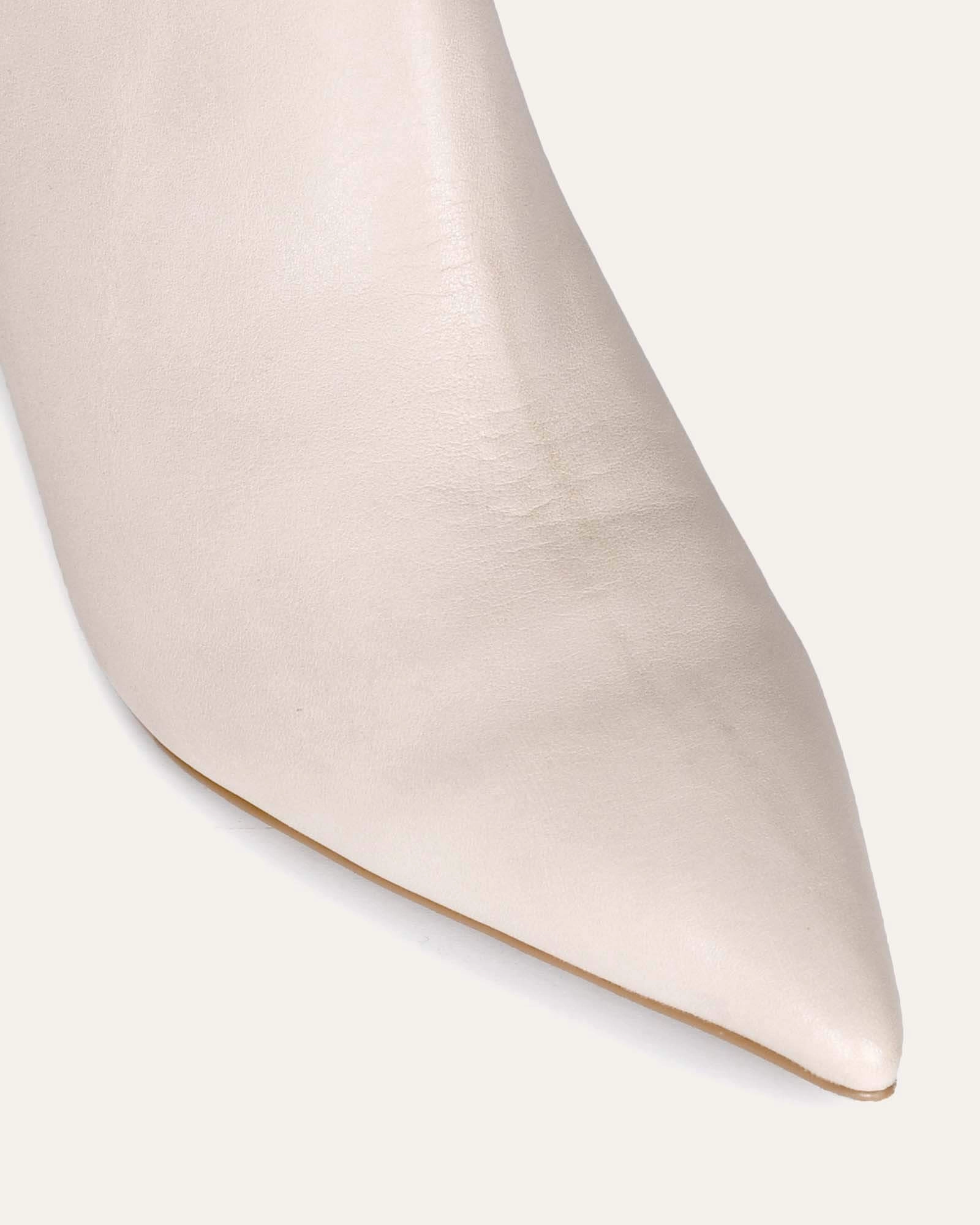 Live Refined Refined Structure Pixie Calf Boots Bone Leather