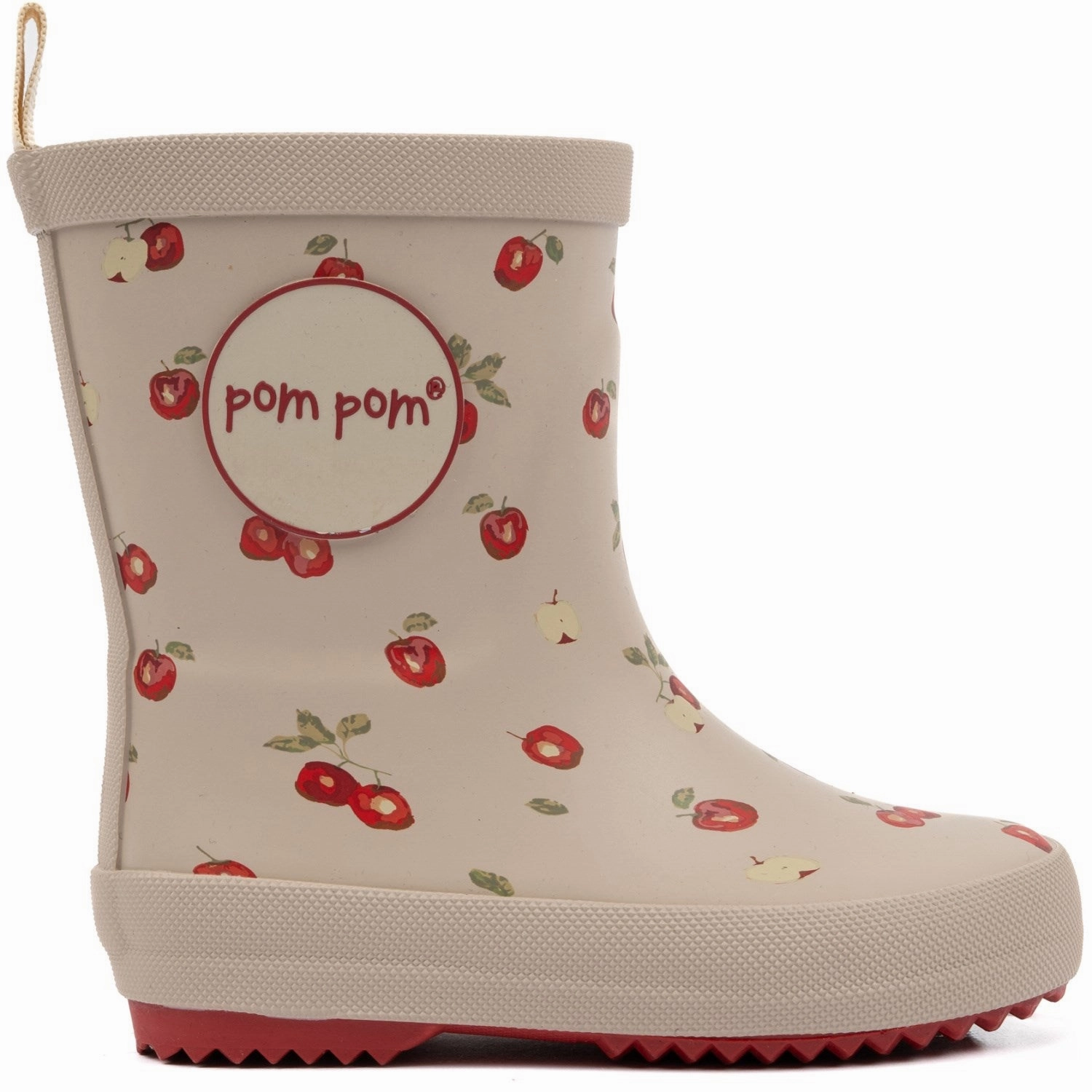 Live Lightwear Pom Pom Apple/Chili Peper Wellies Aop