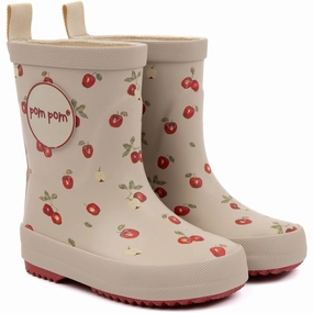 Engineered For Now Style In Action Pom Pom Apple/Chili Peper Wellies Aop