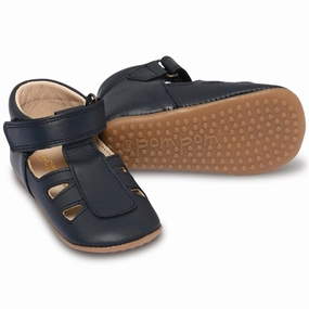 Pom Pom Begyndersandal Navy Calm In Motion