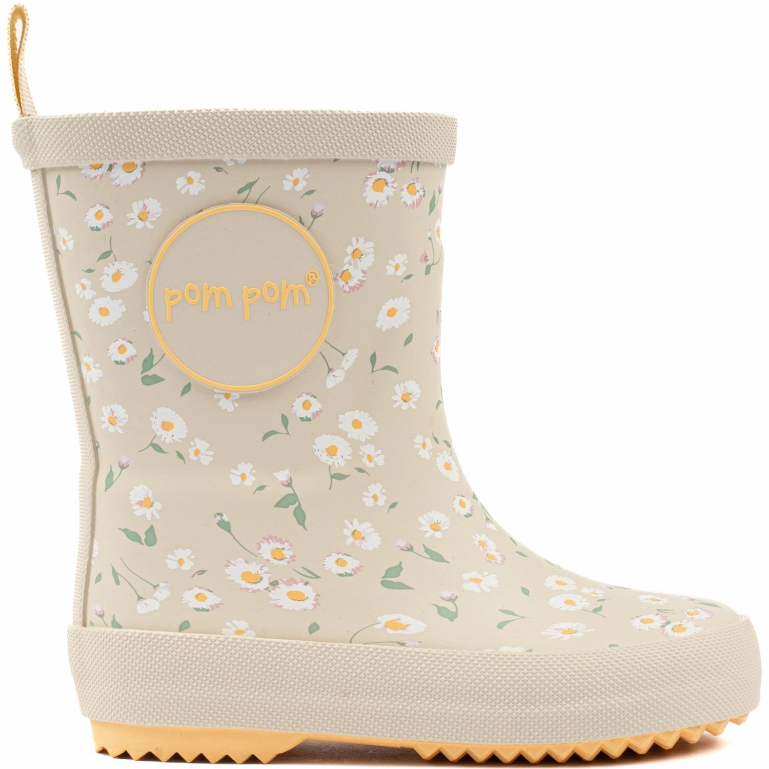 Calm-Driven Fit Future-Neutral Pom Pom Bellis Aop Rubber Boot Aop