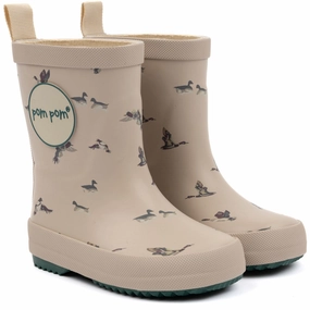 Pom Pom Duck/Emerald Green Wellies Aop Essentials, Upgraded Crafted Evolution