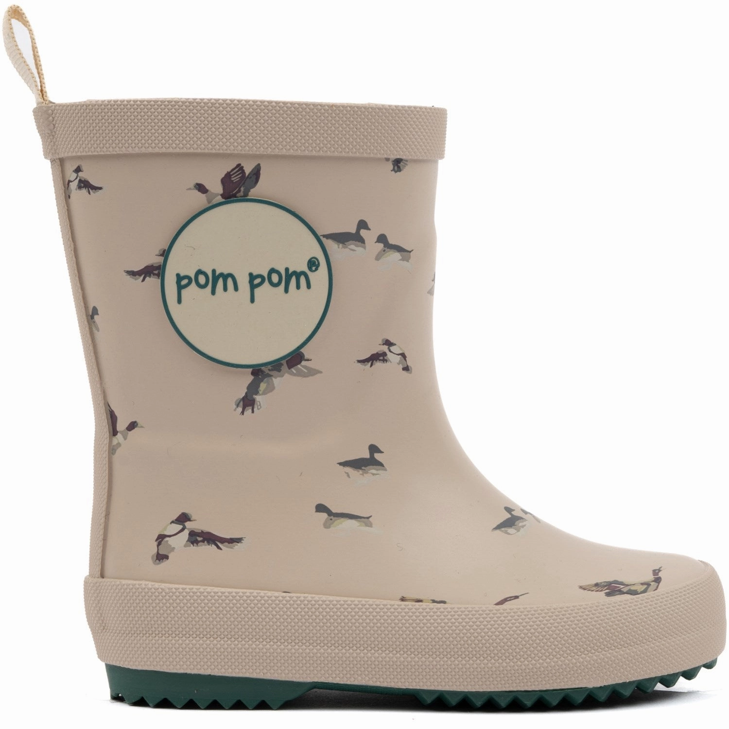 Pom Pom Duck/Emerald Green Wellies Aop Performance Meets Style Motion-Driven