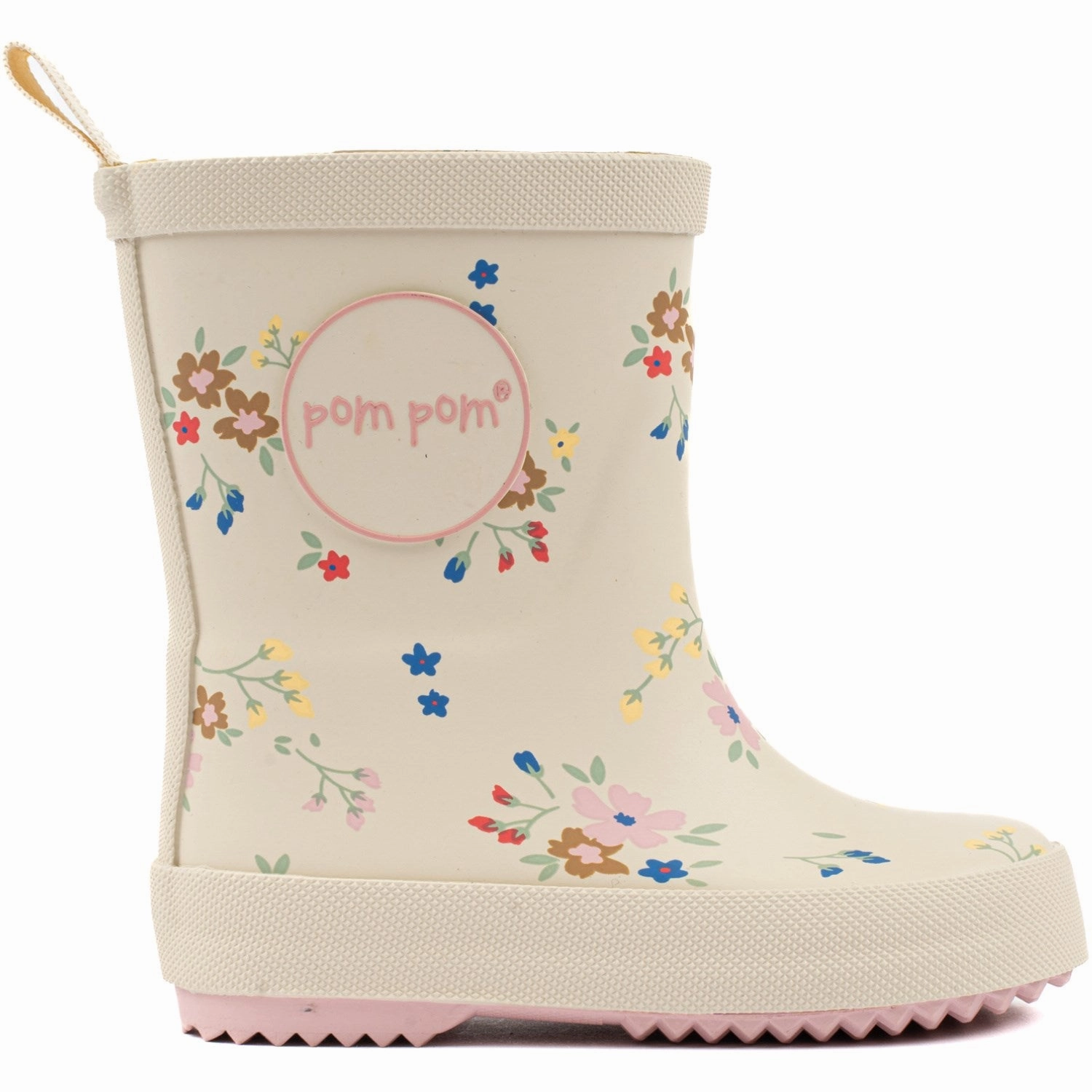 Pom Pom Flower Aop Rubber Boot Lifestyle Drop