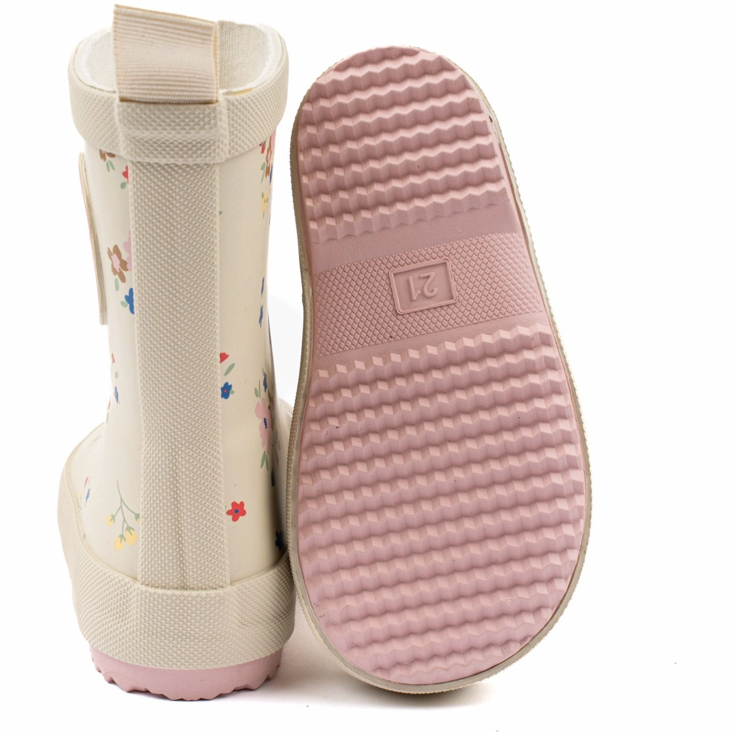 Pom Pom Flower Aop Rubber Boot Uncomplicated Gear