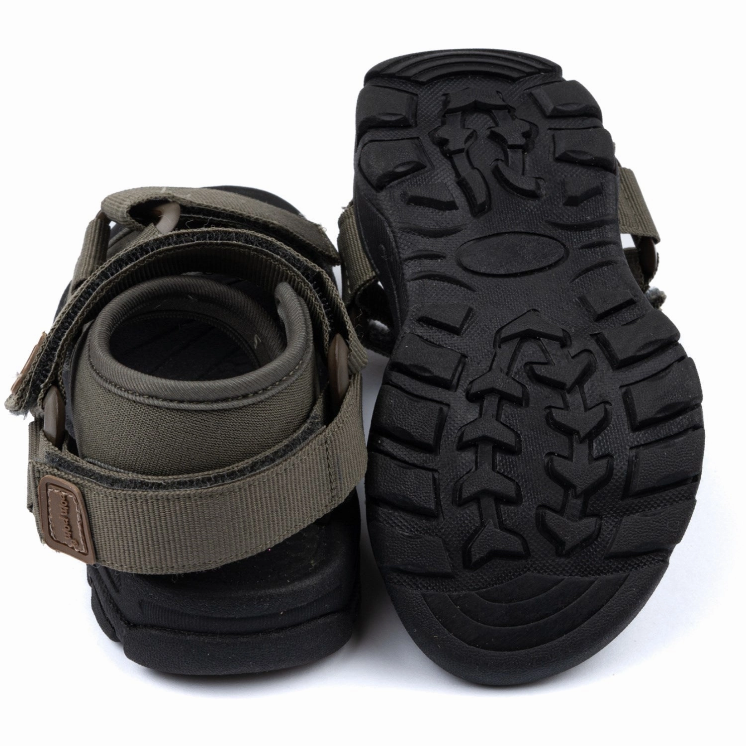 Pom Pom Hunter Green Trecking Sandal Velcro Essentials, Upgraded Daily Shift
