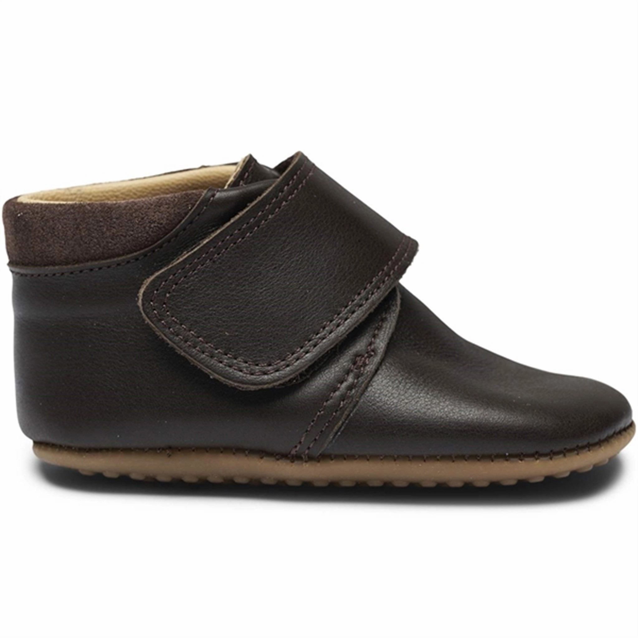 Your Rhythm Layer Pom Pom Indoor Shoe Velcro Brown