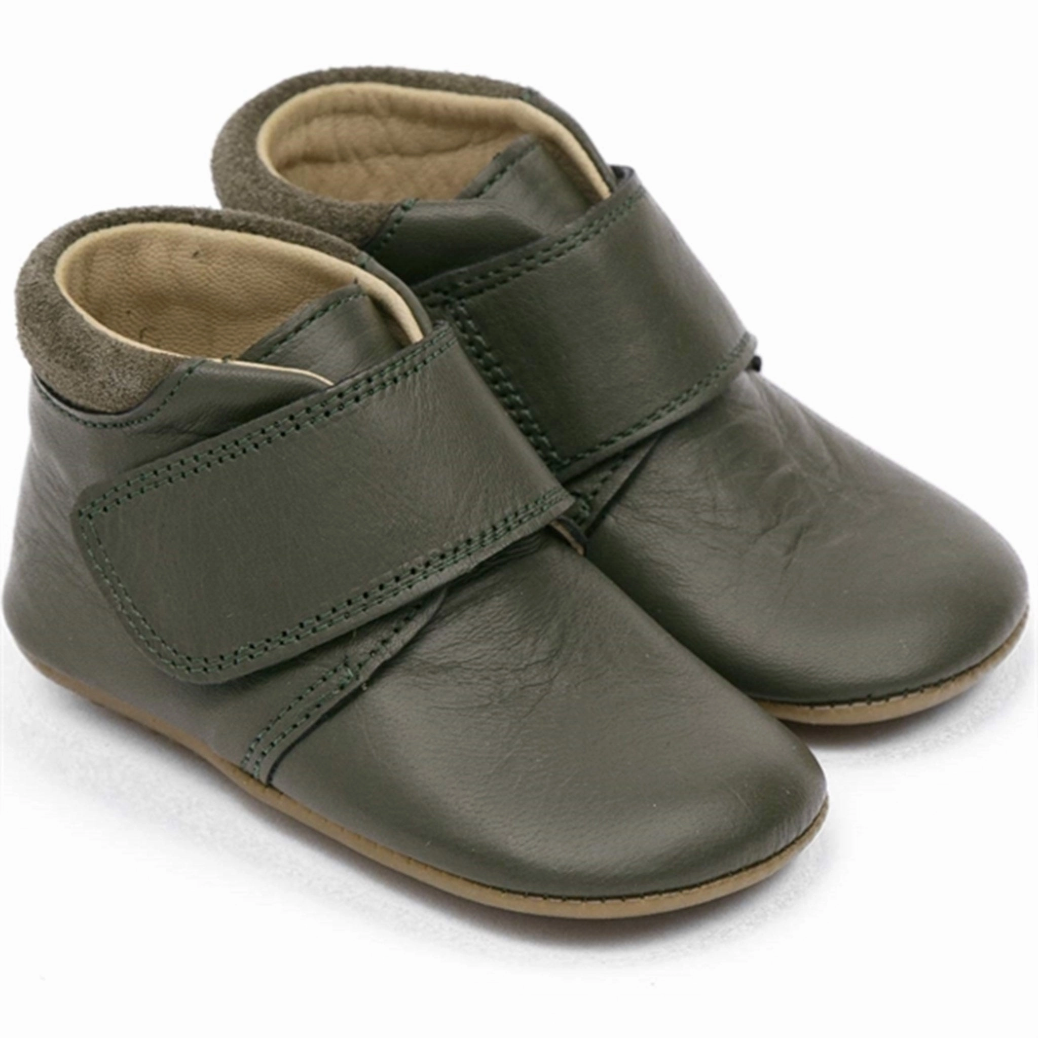 Cool Experience Universal Outfit Pom Pom Indoor Shoe Velcro Green