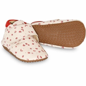 Rhythmic Fit Pom Pom Indoor Shoe Velcro Ladybird