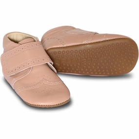 Pom Pom? Indoor Shoes Velcro Brogue Rose Versatile Pulse Sleek Citywear