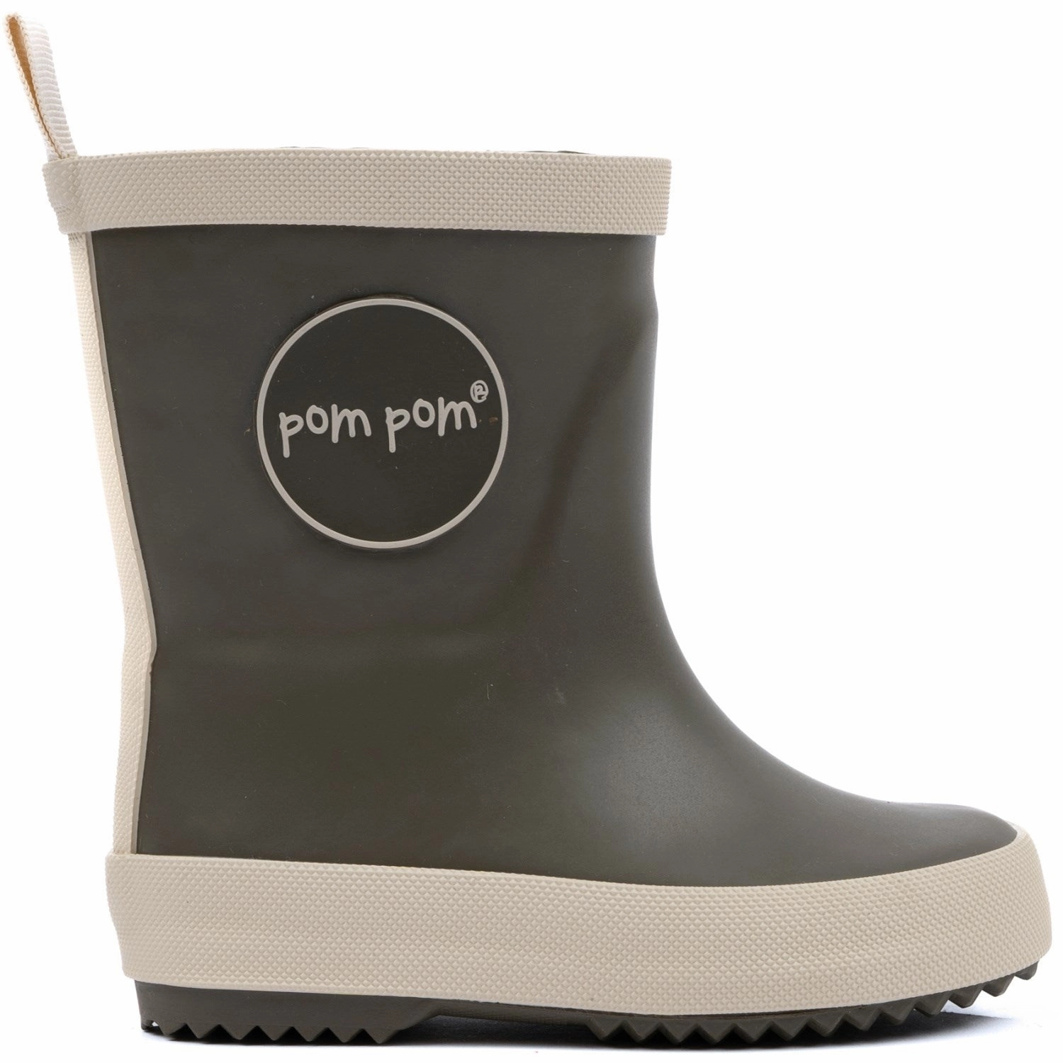 Urban Clarity Wear Daily Expression Pom Pom Rubber Boots Hunter Green