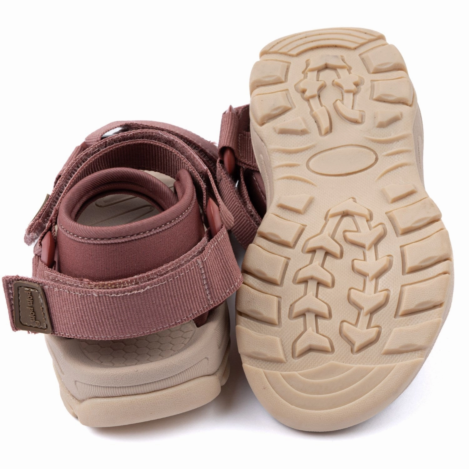 Pom Pom Withered Rose Trecking Sandal Velcro Refined Edgewear Your Move Gear