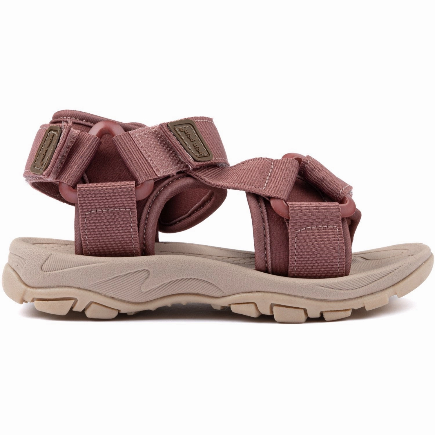 Shaped For Flow Pom Pom Withered Rose Trecking Sandal Velcro