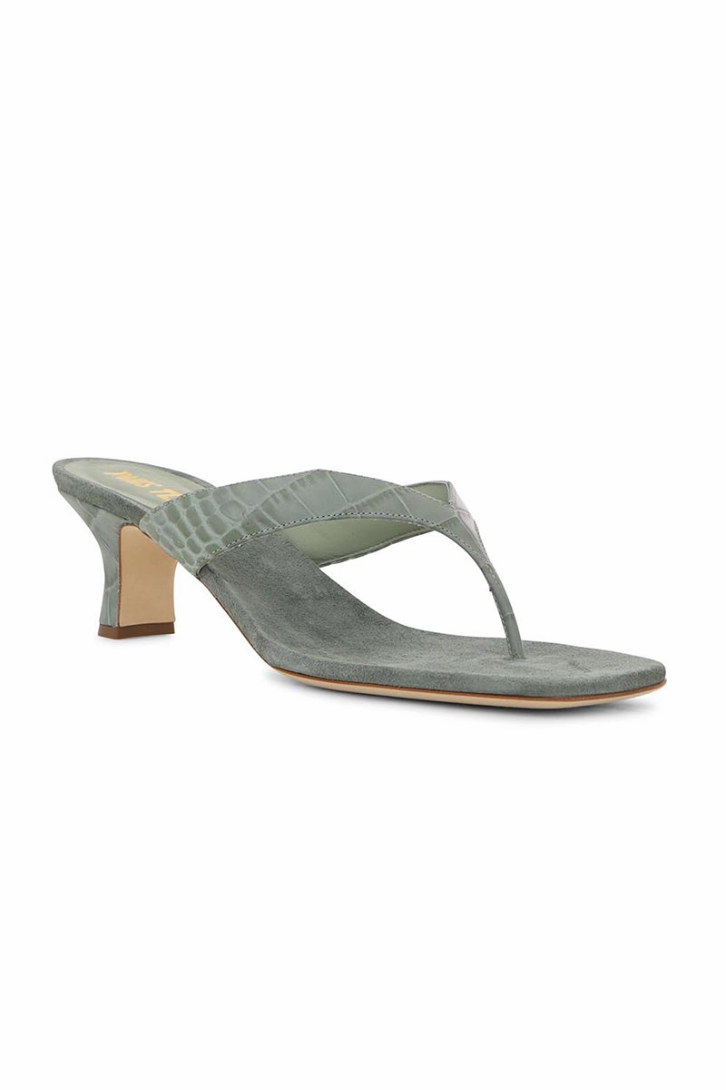 Go-Mode Ready Your New Core Portofino Thong Mule In Agave Militaire