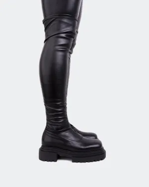 Potka Black Stretch Style Built In