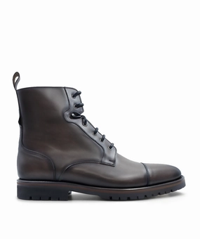 Powell Patina Grey Ankle Boots Ready For Streets