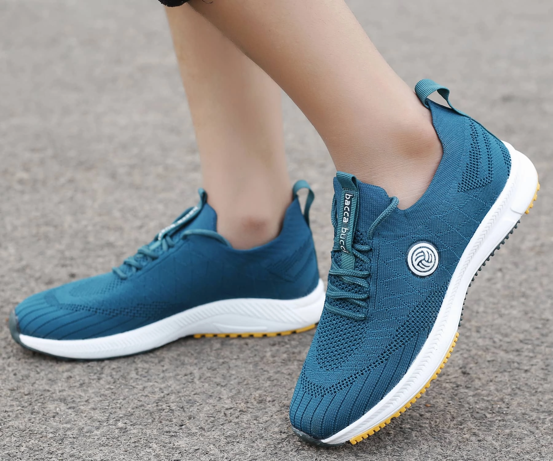 Bacca Bucci Wave Rider Women Training Shoes | Green Casual Sneakers For Women Shaped For Flow