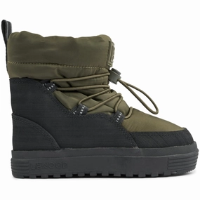 Liewood Army Brown Zoey Winter Boots Pure Lines Explore With Ease