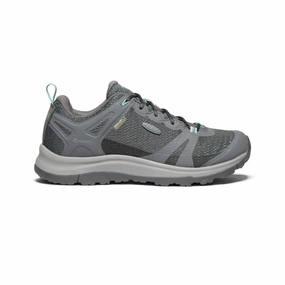 Subtle Impact Flexible Form Women'S Terradora Ii Waterproof Hiking Shoe  |  Steel Grey/Ocean Wave