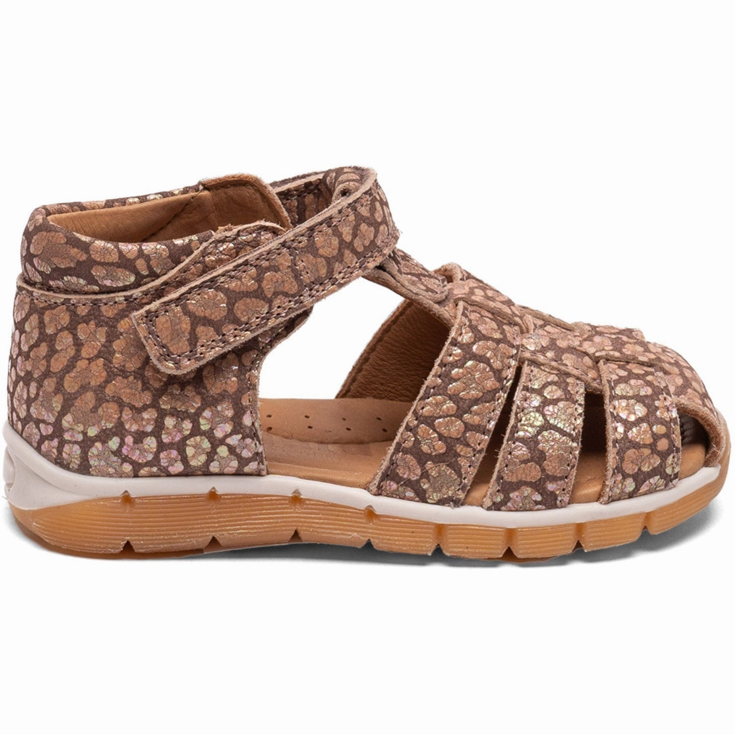Bisgaard Brown Leopard Billie Sandal Designed To Layer Fresh Silhouette