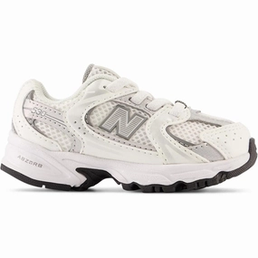 New Balance 530 Kids Bungee Lace Infant White Freedom Fitted Modern Identity