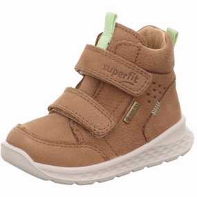 Change-Ready Superfit Brown/Light Green Breeze Slipper/Velcro Fastener