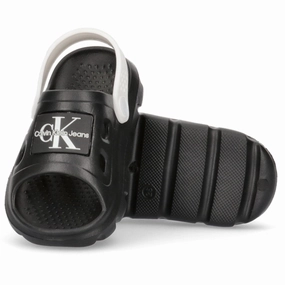 Calvin Klein Comfy Sandal Black/White Street-Forward Shift Into Ease