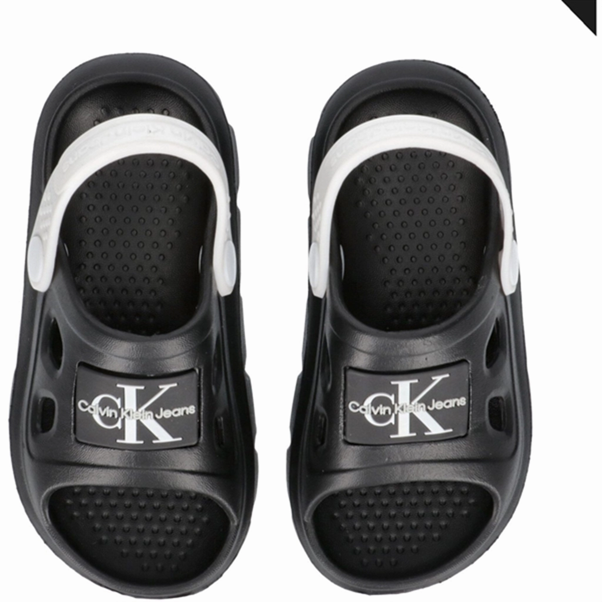 All-Day Movement Functional Calm Calvin Klein Comfy Sandal Black/White