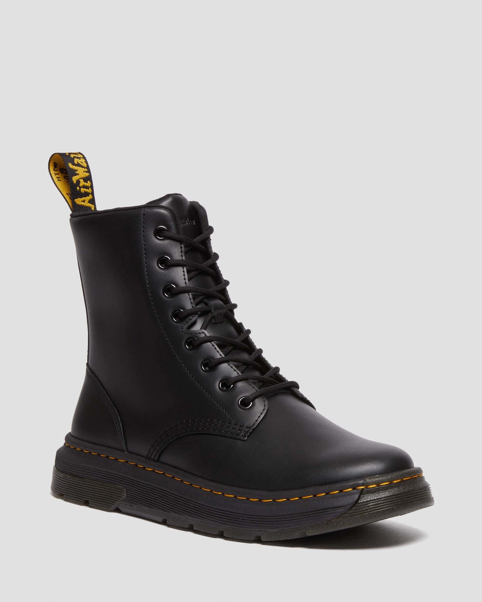 Crewson Classic Pull Up Leather Boots Effortless Minimal