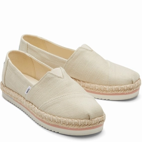 Toms Alpargata Platform Rope Shoes Journey Wear Bold And Clean