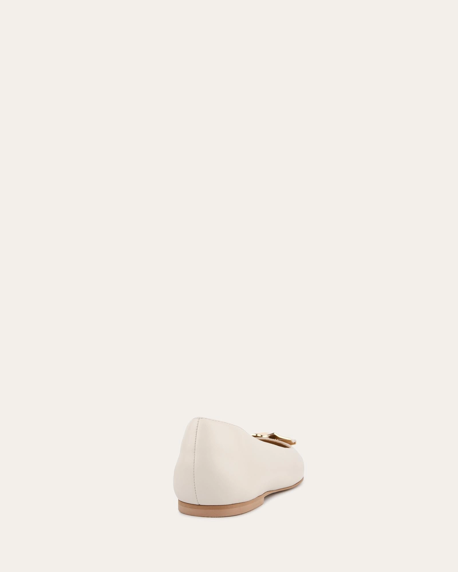 Future-Ready Fit Sonny Dress Flats Off White Leather