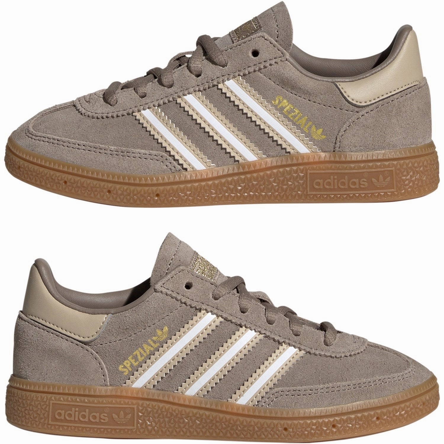 Adidas Originals Chalky Brown/Ftwr White/Magic Beige Handball Spezial C Sneakers Contemporary Flow