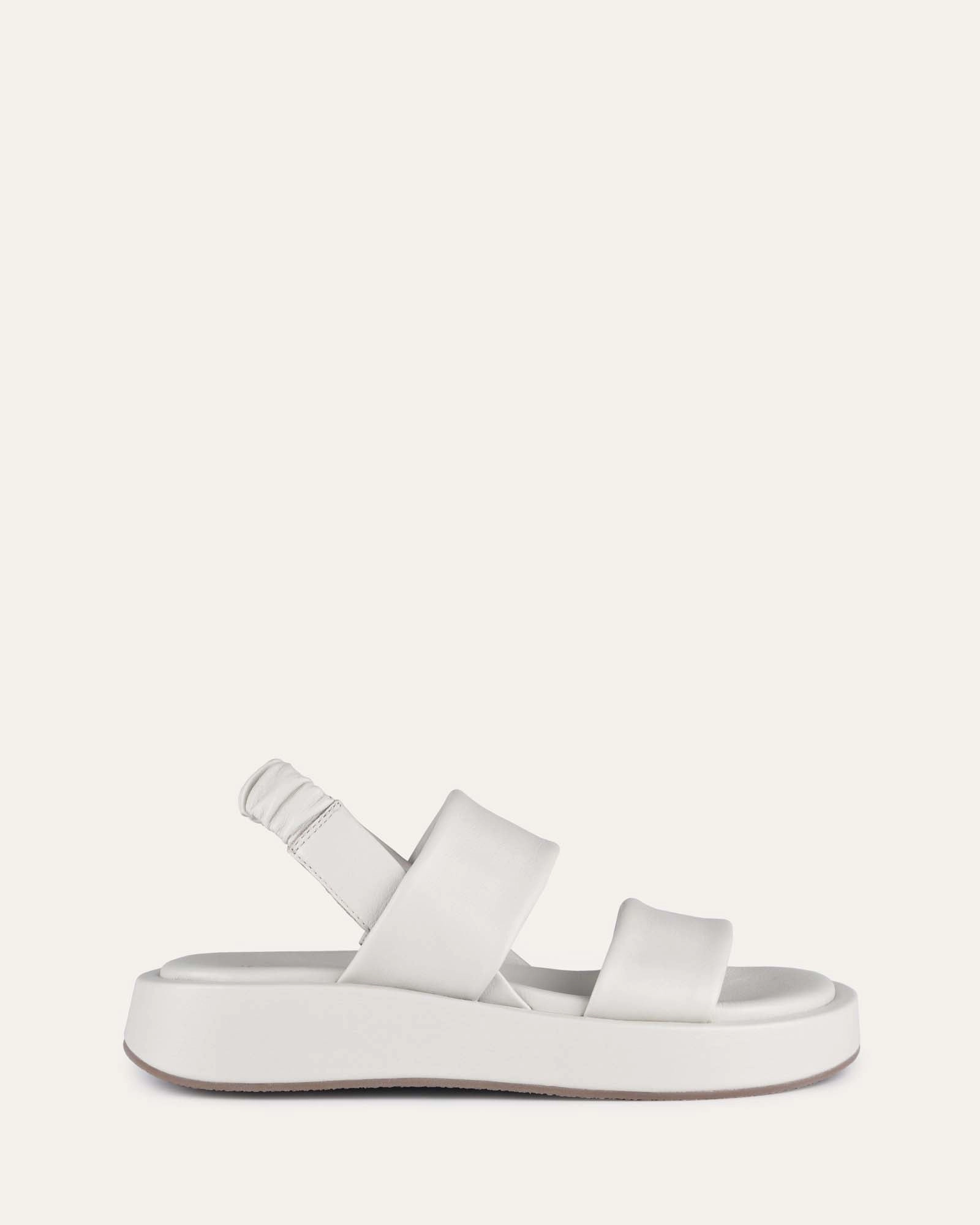 Future Lines Optimized Outfitwear Dana Flat Sandals Bone Leather