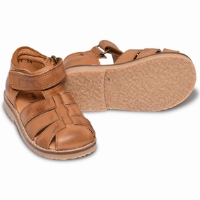 Calm Layers Pom Pom Sandal Camel