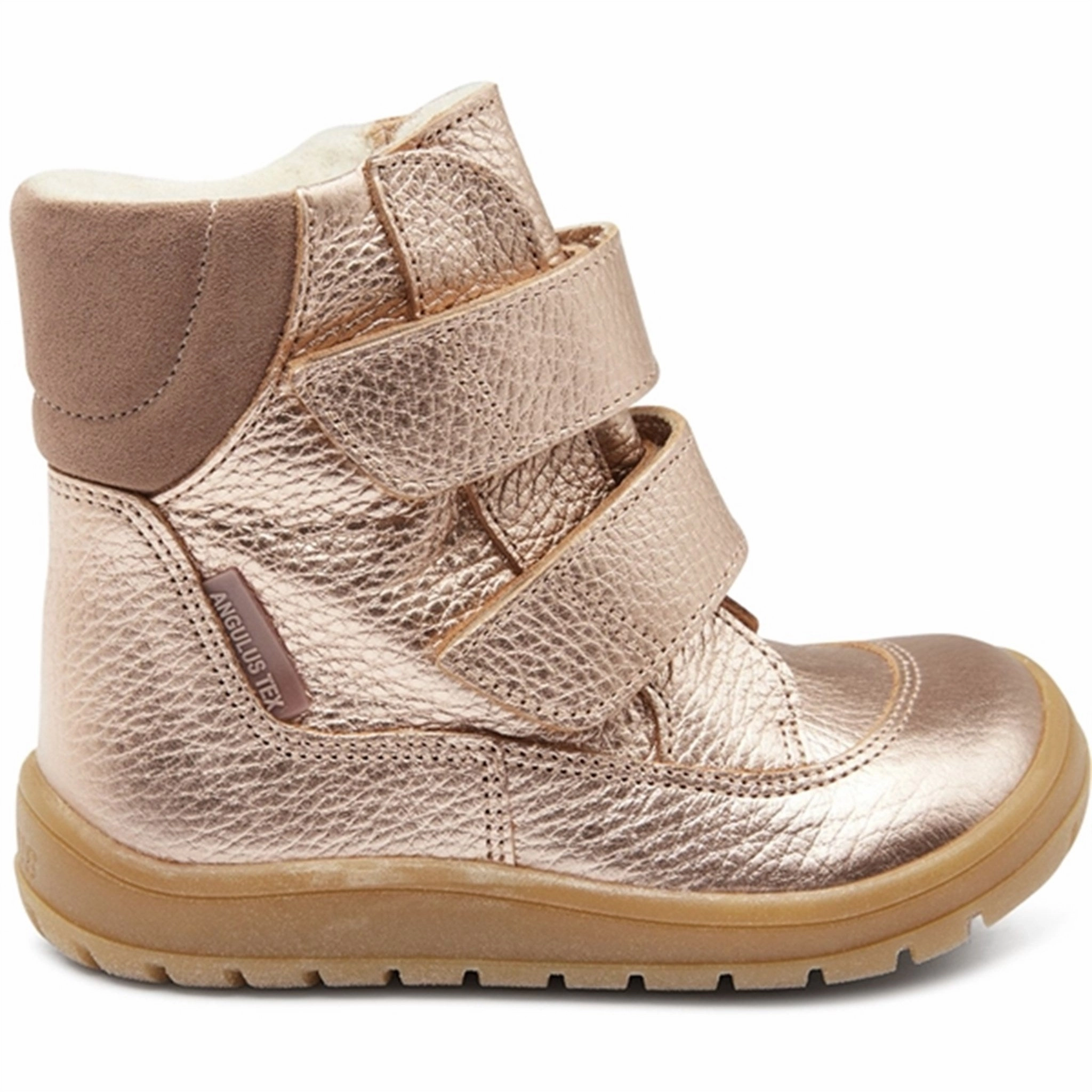 Movement Uniform Dynamic Balance Angulus Tex-Boots With Velcro Ligth Copper/Pale Mauve
