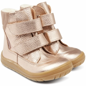 Angulus Tex-Boots With Velcro Ligth Copper/Pale Mauve Bold By Design Crafted For Calm