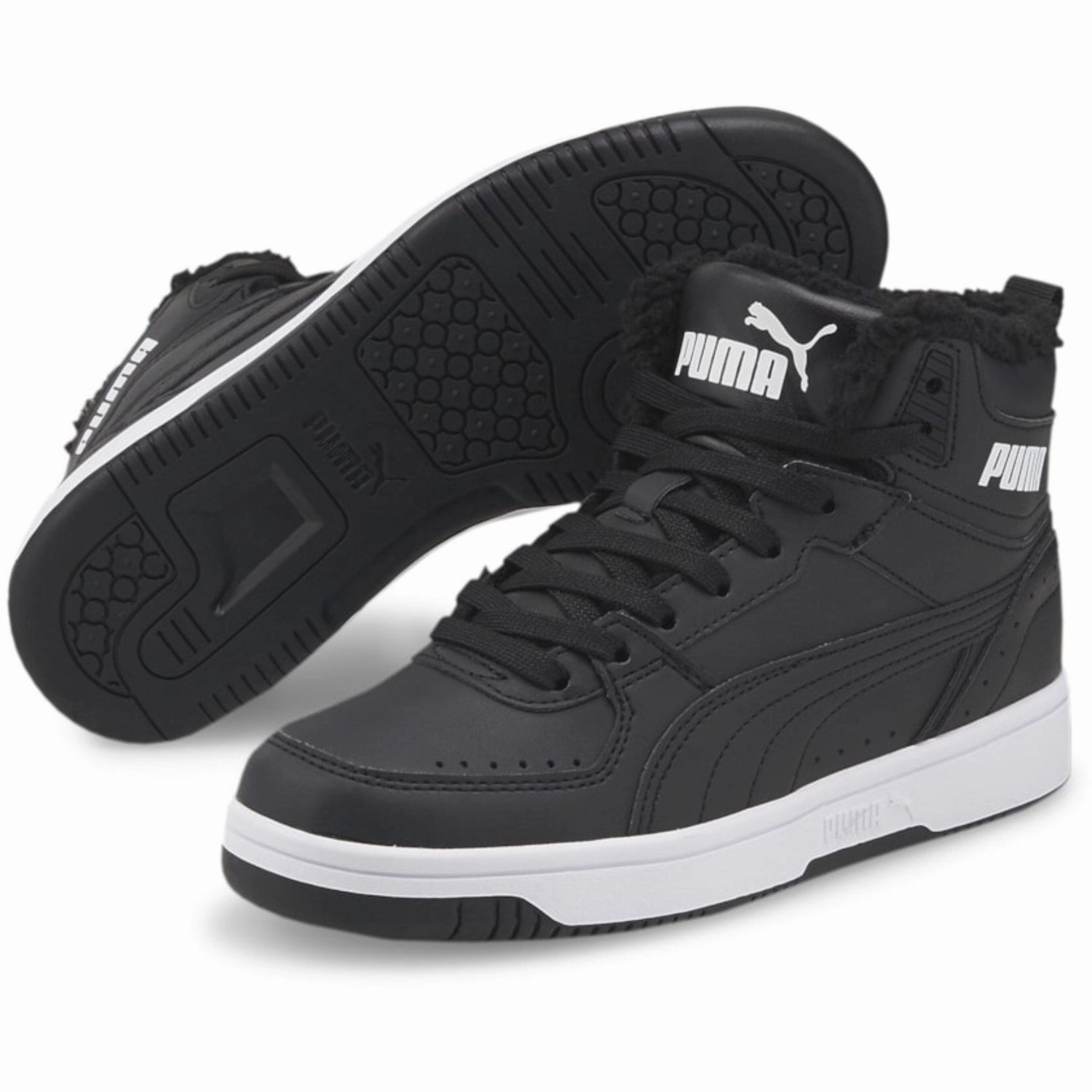 Go-Mode Fit Puma Black Puma Rebound Joy Fur Jr Boot