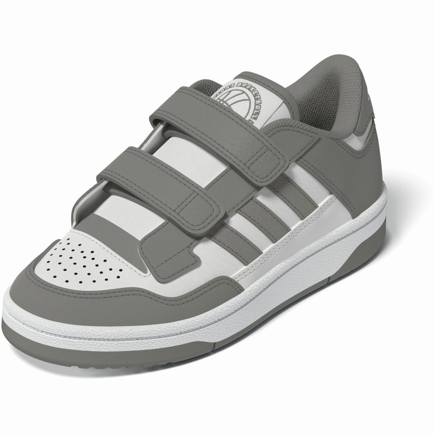 Adidas Originals Silver Pebble/Cloud White/Ftwr White Rapid Court Cf C Sneakers Subtle Tone