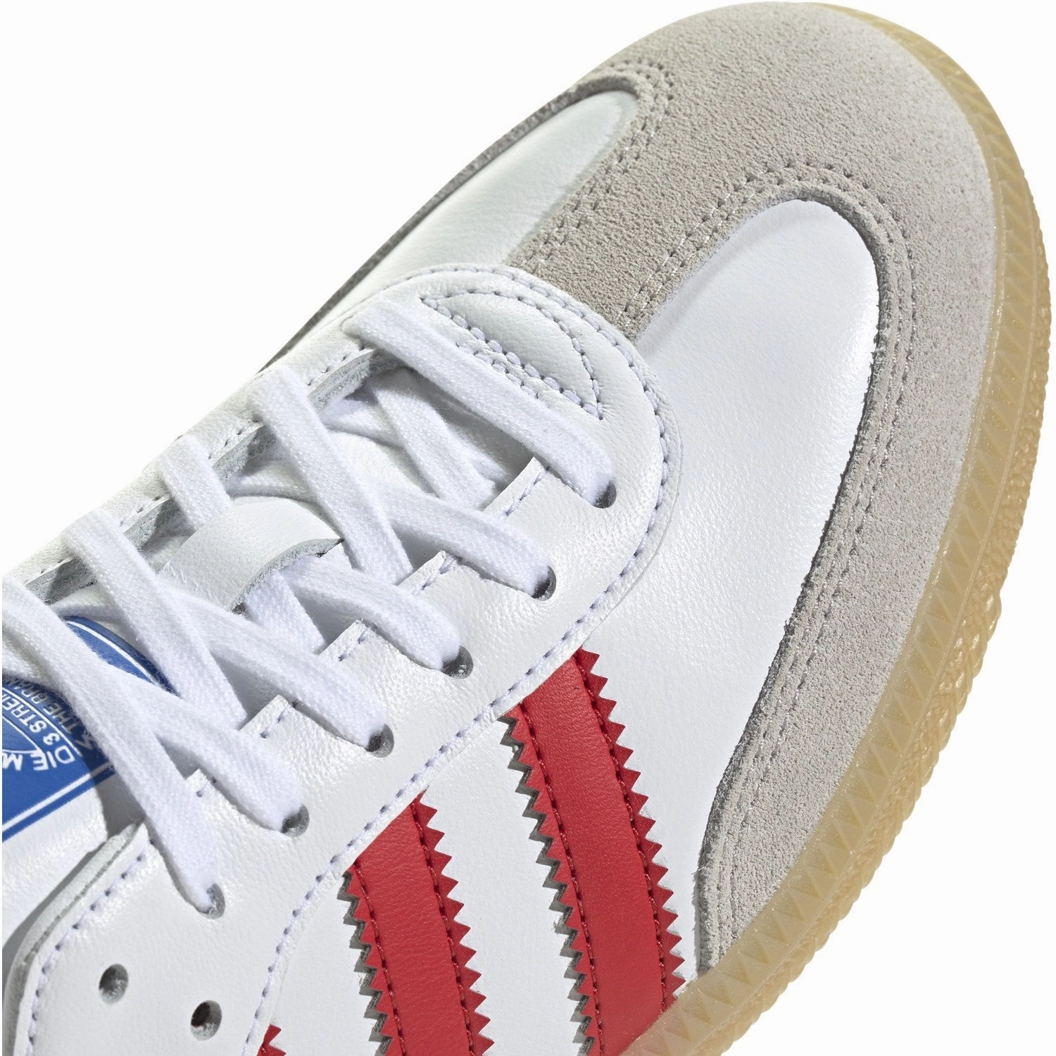 Style Built In Adidas Originals Cloud White/Collegiate Red/Gum Samba Og J Sneakers