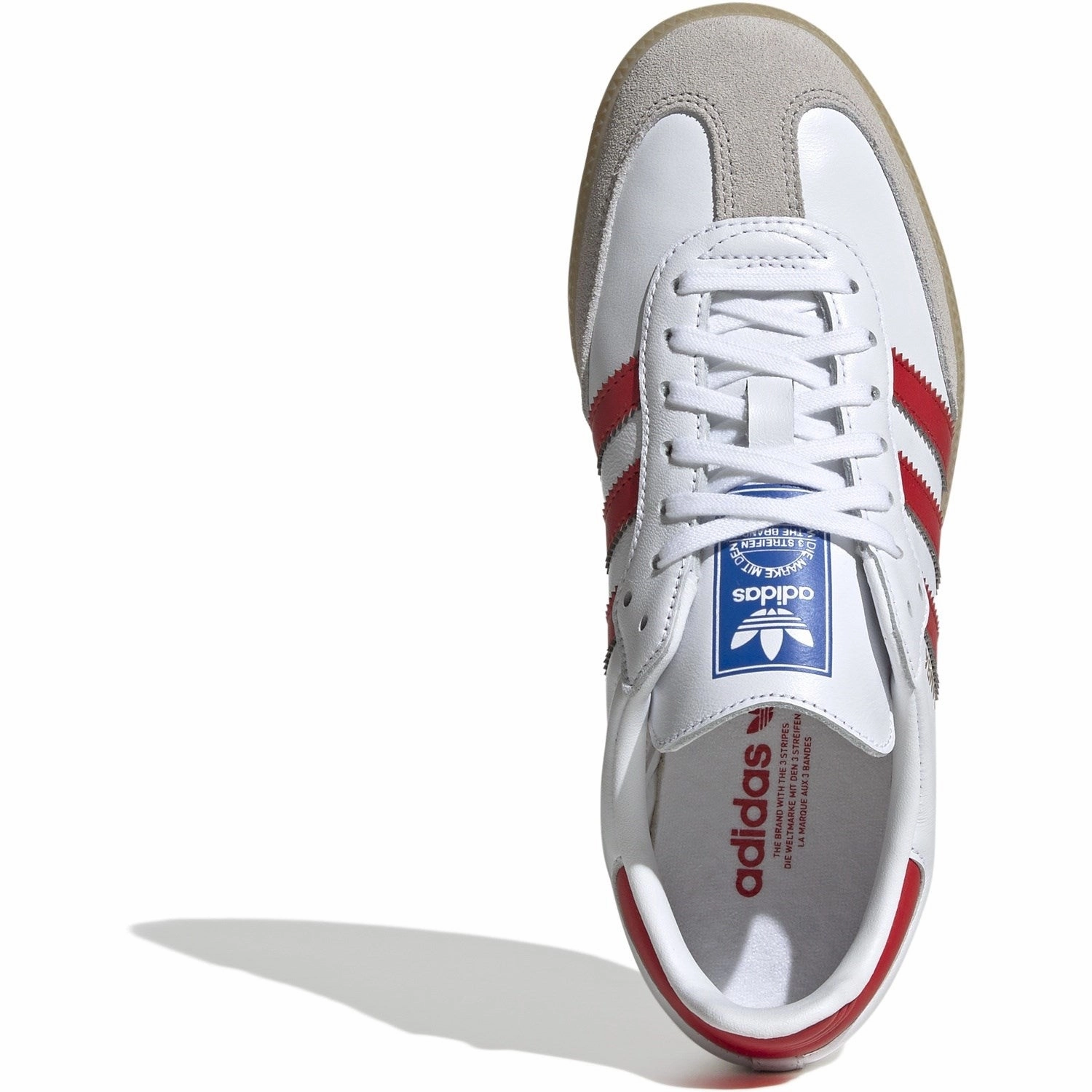 Adidas Originals Cloud White/Collegiate Red/Gum Samba Og J Sneakers Easy Layering Move-Ready Looks