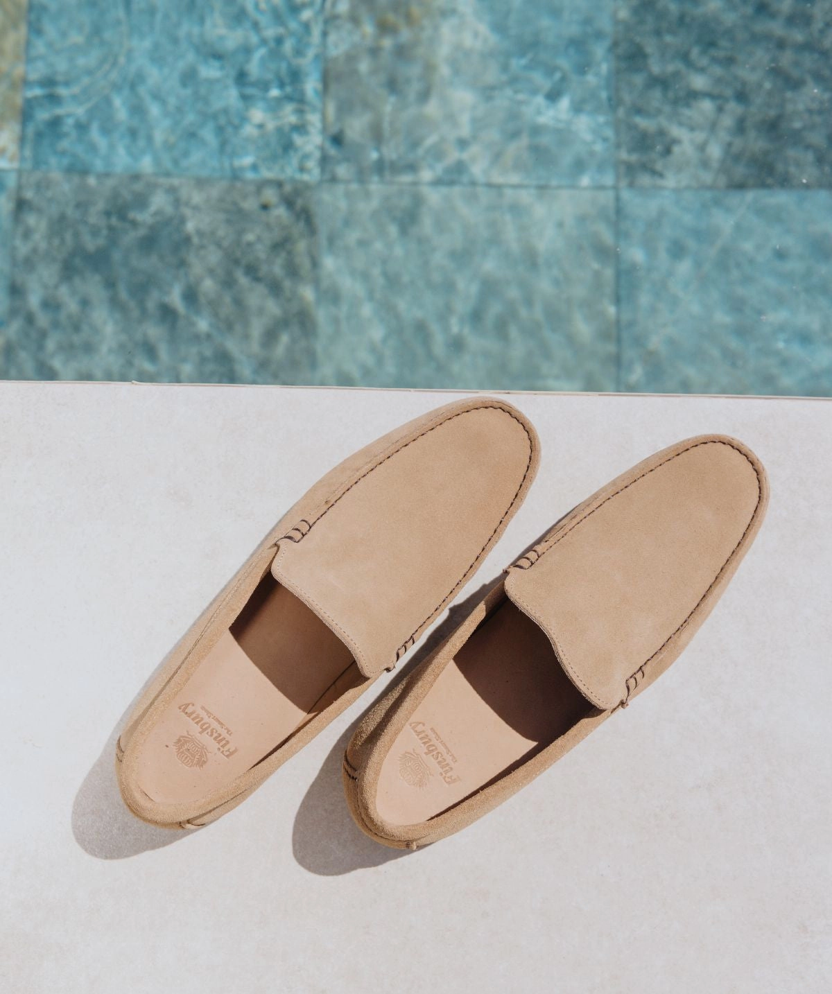 Dandy Sand Calfskin Suede Moccasin Precision Layers City-Functional