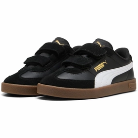 Puma Black Club Ii Era V Ps Sneakers Clean Profile Tailored Ease