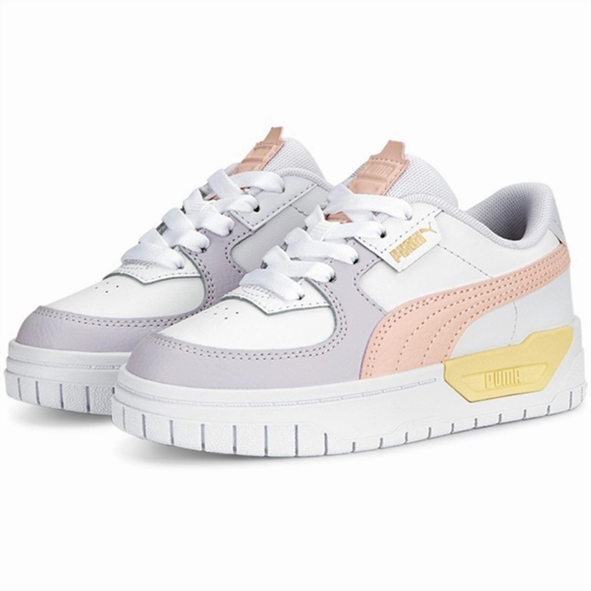 Puma Cali Dream Pastel Ps White-Rose Dust-Light Straw Sneakers Optimized Outfit Streamlined Fit
