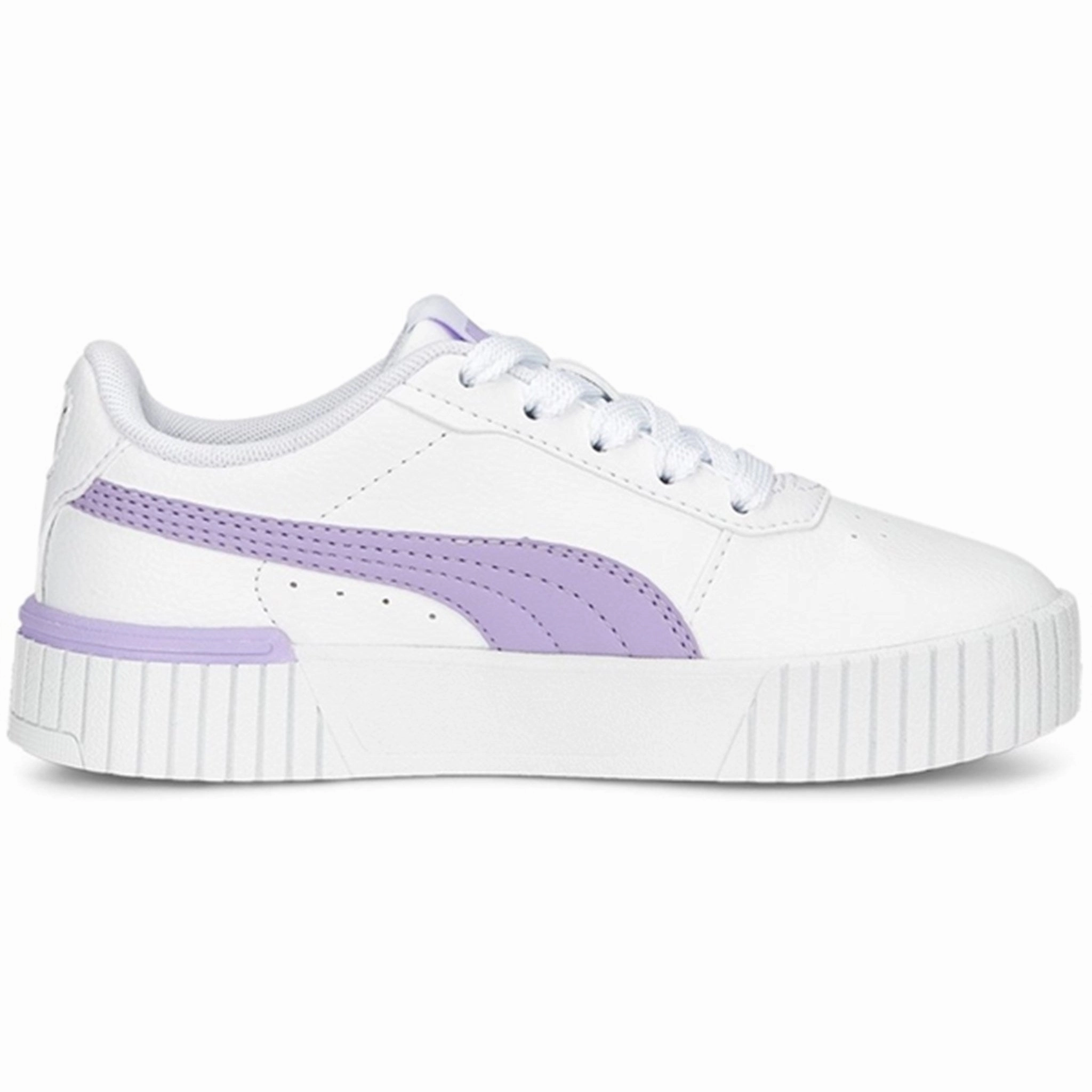 Adapted Living Puma Carina 2.0 Ps White-Vivid Violet-Silver Sneakers
