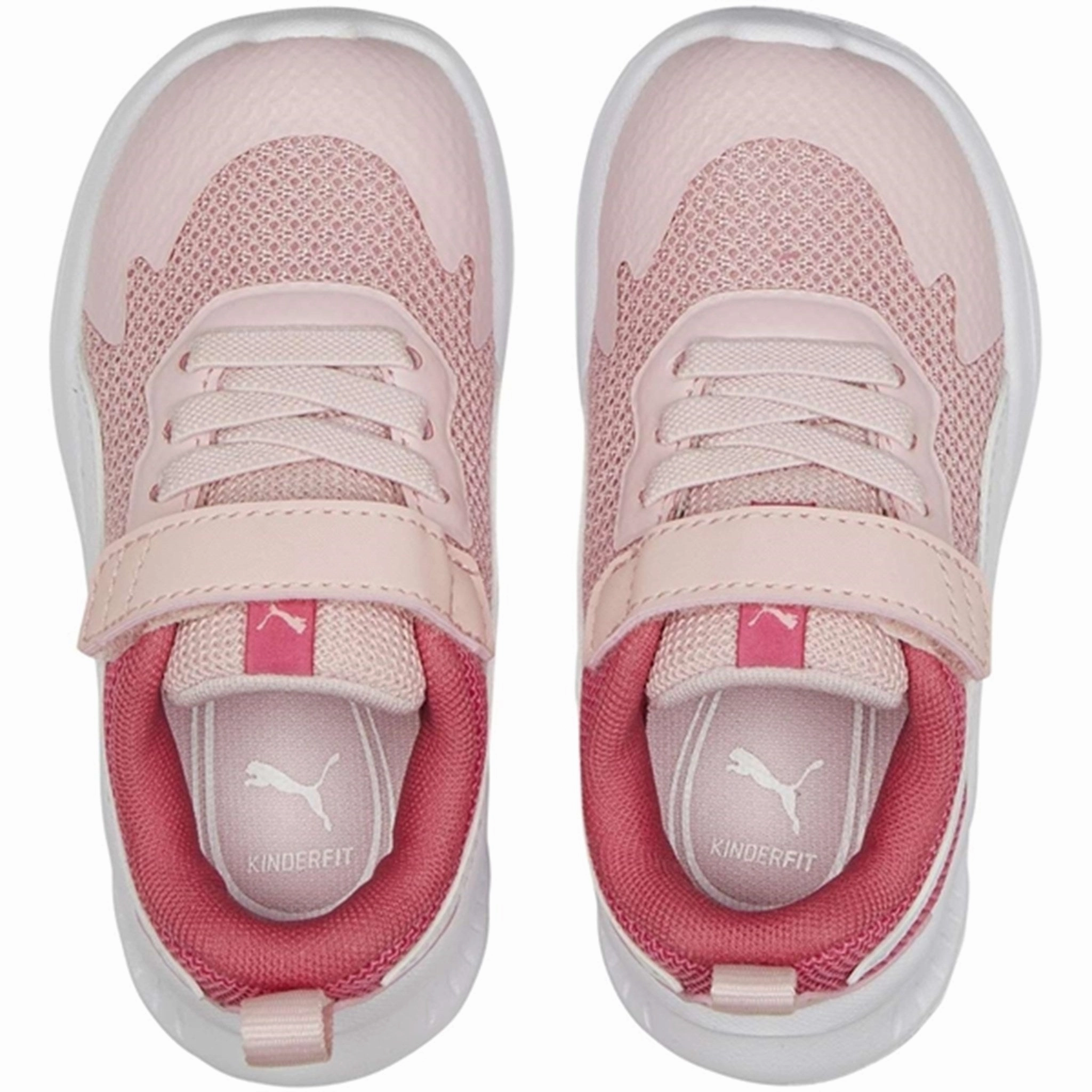 Calm In Motionwear Puma Evolve Run Mesh Ac  Inf Almond Blossom- White Sneakers