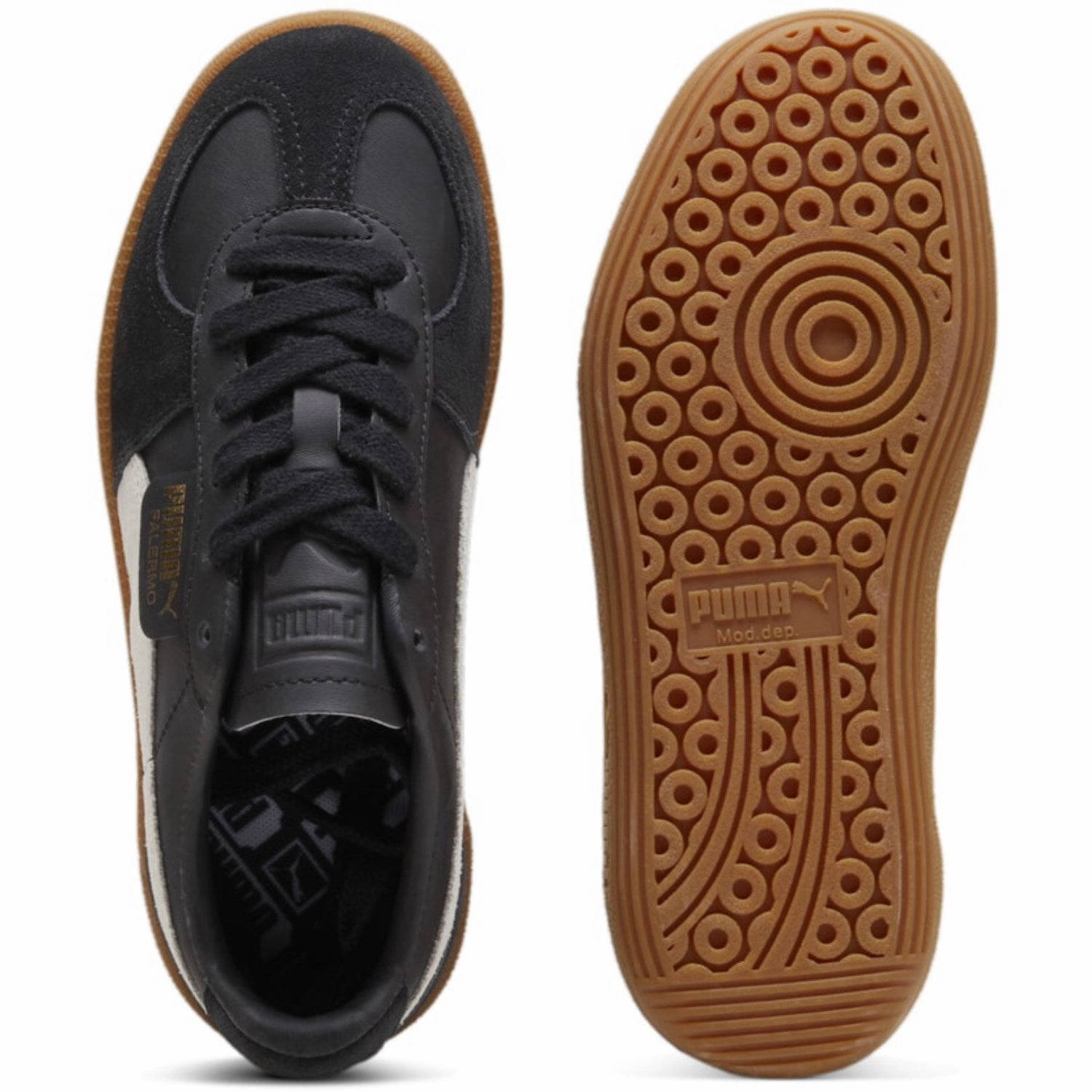 Puma Palermo Lth Jr Functional Aesthetic Motion Simplicity