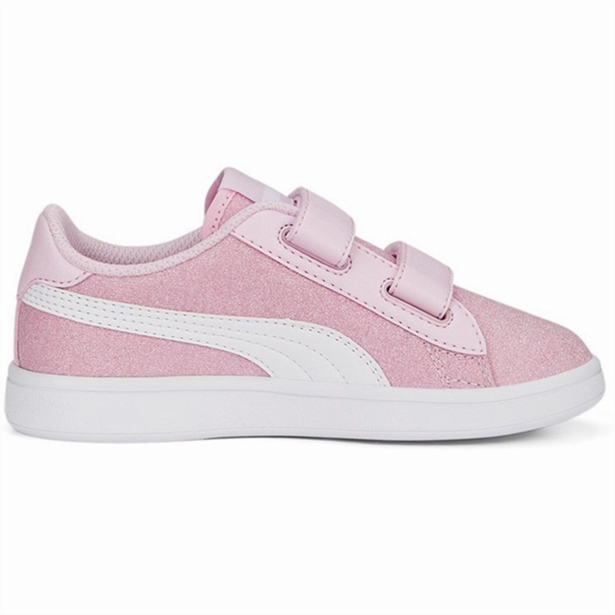 Puma Smash V2 Glitz Glam V Ps Pearl Pink-White Sneakers Your Flow Wear