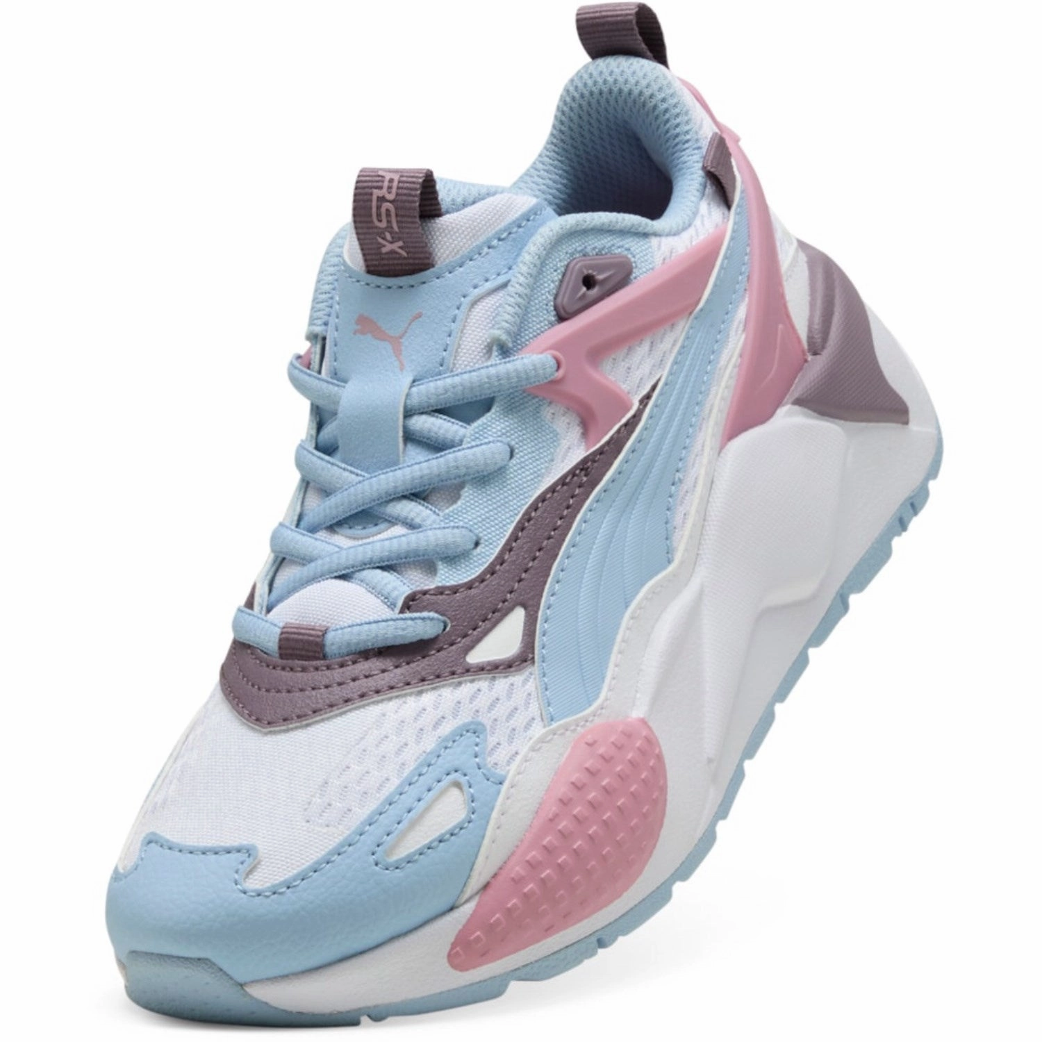 Puma White Rs-X Efekt Kids Jr Sneakers Tech-Forward Fit Less Is More