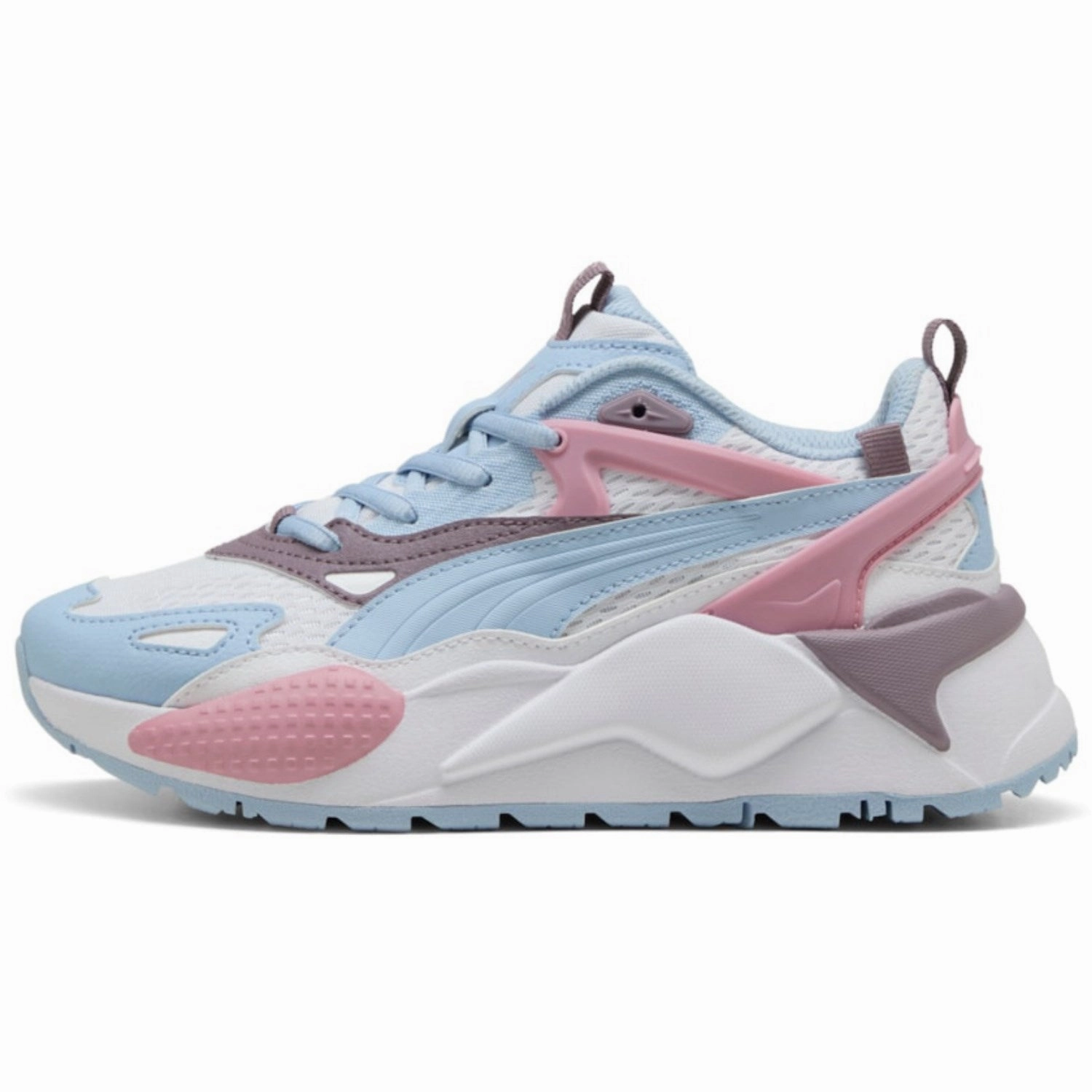 Puma White Rs-X Efekt Kids Jr Sneakers Functional Ease Designed To Explore