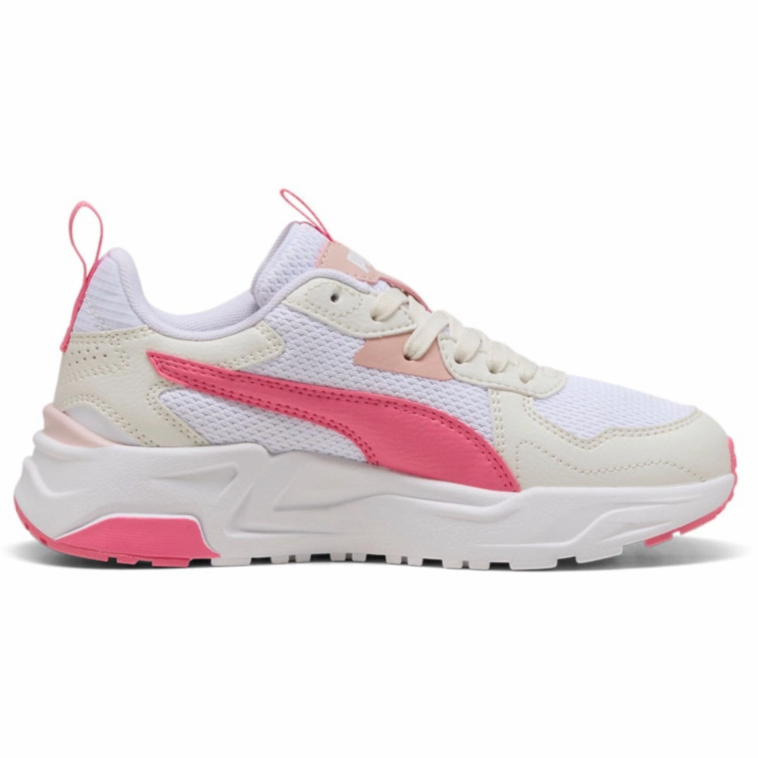 Elevated Basics Puma White Trinity Lite Jr Sneakers